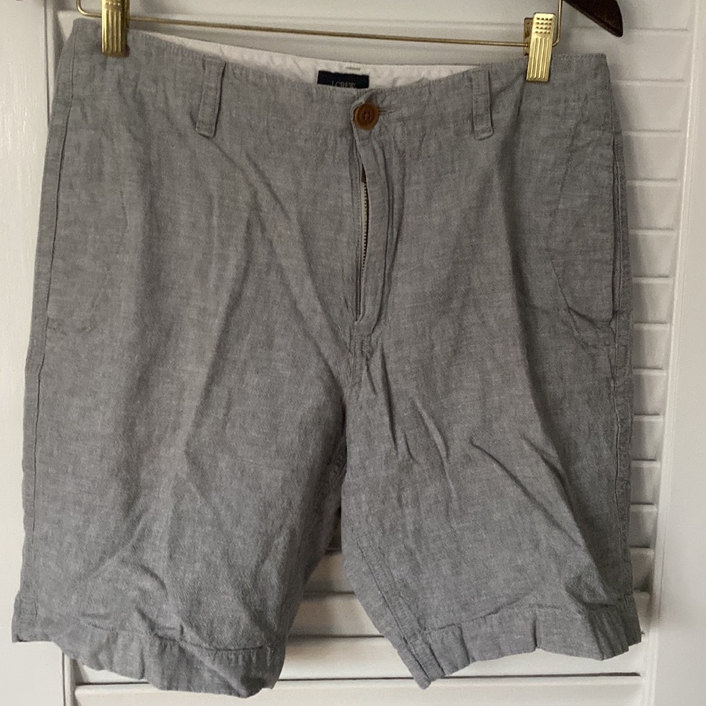 J.Crew Gray shorts size 32 9" inseam